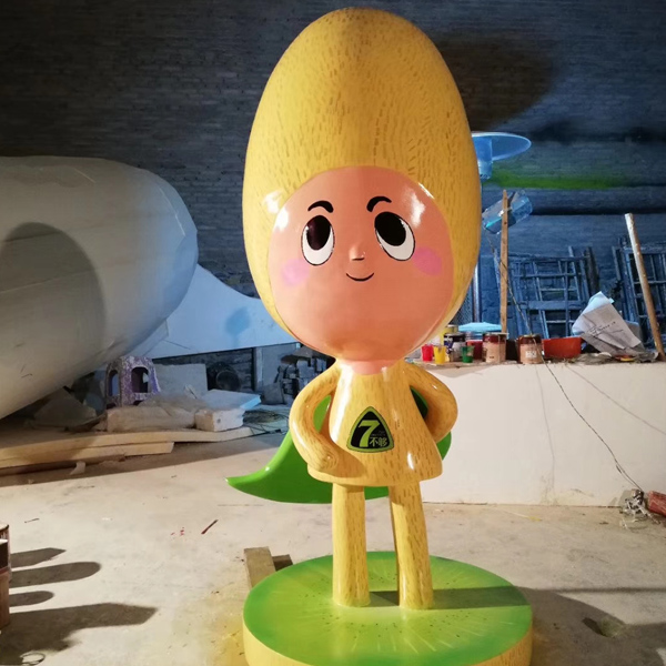 彩色玻璃钢雕塑案例